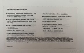 PREDÁM MacBook Pro 13" 2019,i5,8GB RAM,128GB SSD, space grey - 3