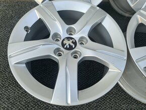 5X108 R16 PEUGEOT ALU DISKY. - 3