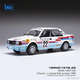 Modely Škoda Rallye 130 a Felicia Kit Car 1:18 IXO - 3