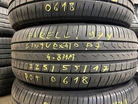 R17 225/55 Pirelli Cinturato P7 97Y  3x5MM DOT0618 - 3