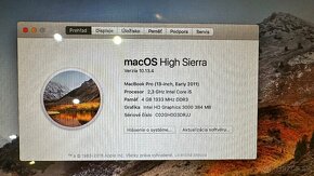 Predam Macbook Pro 13 rok 2011 procesor I5 Ram 4GB Disk 500 - 3