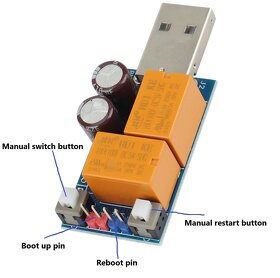 Watchdog USB restart PC Power switch - 3