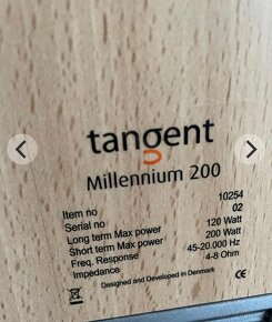 Tangent Millennium Series 200 Front Speakers (with book) - 3