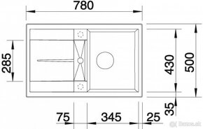 drez Blanco METRA 45 S čierny / antracit, nový zabalený - 3