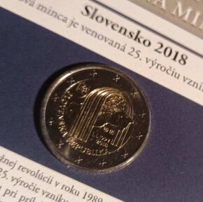 PAMÄTNÁ MINCA - Slovensko 2018 - 3