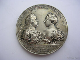 AE medaila 1759 František I. + Mária Terézia + 13 detí - 3