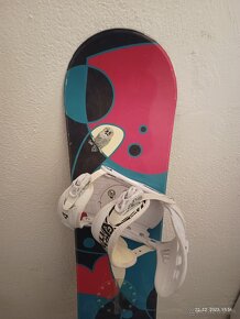 140 cm pekny damsky / dievcensky snowboard WESTIGE + viazko - 3