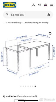 Jedalensky stol IKEA, 40EUR - 3