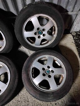 4ks alu disky orig. Škoda 5x100 r14 pneu 185/60 5mm - 3