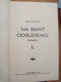 Knihy - Rôzne vydavateľstvá do roku 1950 - 3