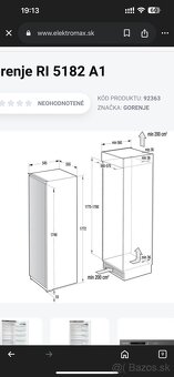 Vstavaná chladnička Gorenje RI 5182 A1 - 3