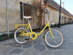Predám skladací bicykel Camping 20 žltý - 3