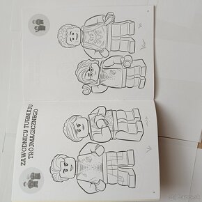 LEGO omaľovánka Harry Potter, s nálepkami A4, minifigúrky št - 3