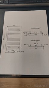 Elektrický radiátor do kúpeľne Mexen Hades 800 x 500 mm - 3