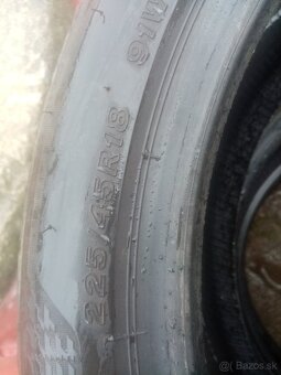 Predám 4x letné pneu 225/45 R18 - 3