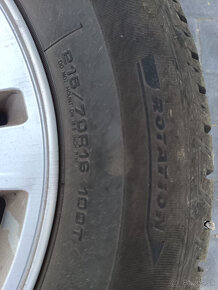 Hliníkové disky KIA r16, zimné pneumatiky 215/70r16 - 3