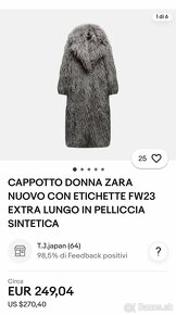 ZARA - Viral Maxi dlhý kabát Limited Edition - 3