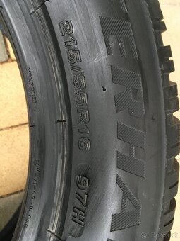 Predám nové zimné pneumatiky 215/55 R16 -30% - 3