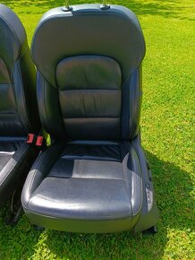 čierne kožené sedačky Škoda Superb 2 - 3