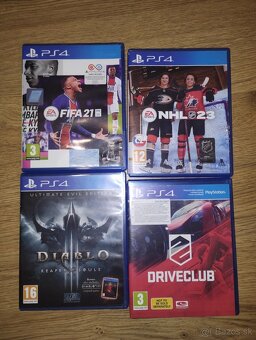 NHL 24 FIFA 21 Diablo Driveclub pre PS4 - 3