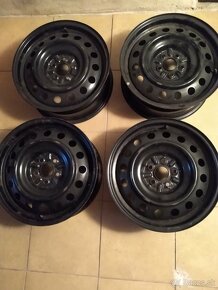 Plechové disky 5x100 R15 vw golf - 3