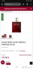 Novinka Hugo Boss Alive Absolu Parfum 50ml. - 3