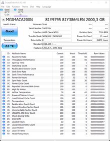 #42 - Disk 2TB Toshiba SATA 7200RPM 3,5" - 3