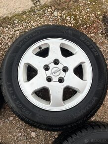 Hliníkove disky so zimnými pneu. 5x110 R15, 195/65 R15 OPEL - 3