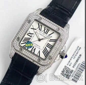 Pánske hodinky Cartier Santos Diamond Afterset - 3