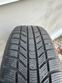 Plechové disky +Zimne pneu Continental 205/60 R16 5x100 - 3