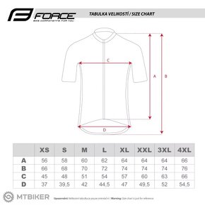 Cyklistický dres Force Spray S - 3