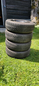 Zimná sada 5x100 R15 Michelin Alpine 185/60/r15 - 3