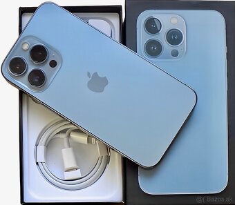 iPhone 13 Pro Max Sierra Blue BATERIE 100% TOP - 3