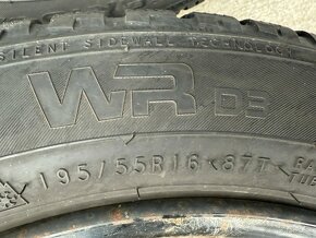 Zimne pneu NOKIAN 195/55 R16 na diskoch 4x100 - 3