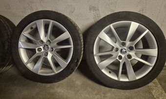 SKODA TRIUS 5x112 R17 + 225/45 LETNE PNEUMATIKY - 3