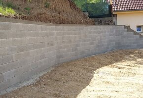 Oporny mur, betonazne prace, plot - 3