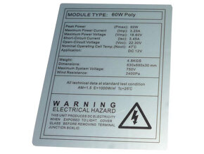 Solárny panel 12V/60W polykryštalický - 3