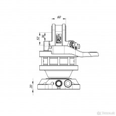 hydraulický rotátor FORMIKO 3t FHR 3000SF - 3