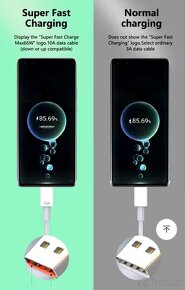 10A USB-C kábel 1M pre 120W nabíjačku Super Fast Charging - 3