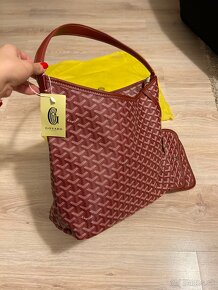 Goyard kabelka Bohéme Hobo - burgundy (GO2) - 3