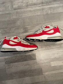 Nike air max 270 react white university red - 3