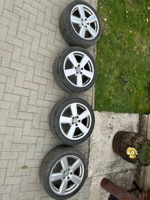 Predám originál Audi elektrony 5x112 + letné pneu 245/40 - 3