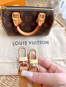 Dámska originál Louis Vuitton nano speedy kabelka - 3