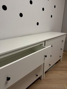 IKEA komoda Koppang biela 90x83 cm s 3 zásuvkami - 3