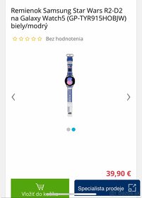 Remienok Samsung Star Wars R2-D2 na Galaxy Watch 5/6 - 3