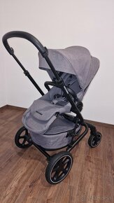 EASYWALKER Jimmey 3XL Iris Grey + vajíčko Kiddy - 3