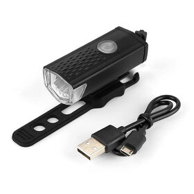 Predné svetlo na bicykel s USB dobíjaním - 3