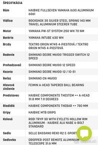 Elektrobicykel Haibike all trail5 celoodpruzeny - 3