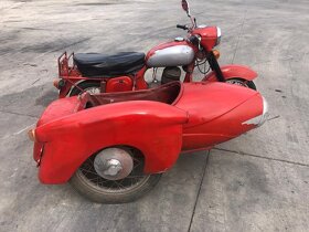 Jawa 350 sajdka sidecar s TP postranny vozik - 3