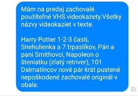 VHS videokazety nové aj zachovalom stave.Viac v popise. - 3